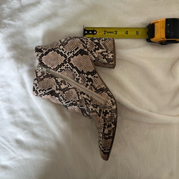 Steve Madden Snakeskin Ankle Boots - Picture 6 of 7
